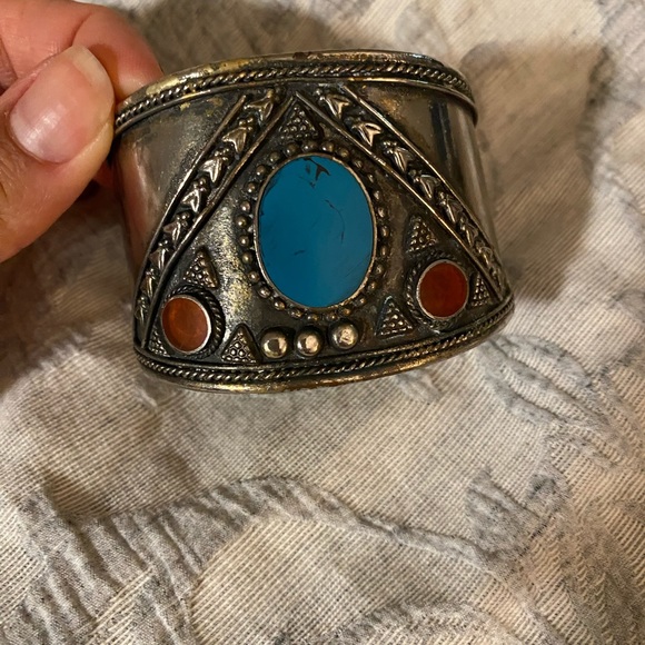 Vintage bracelet cuff ethnic style - Picture 1 of 4